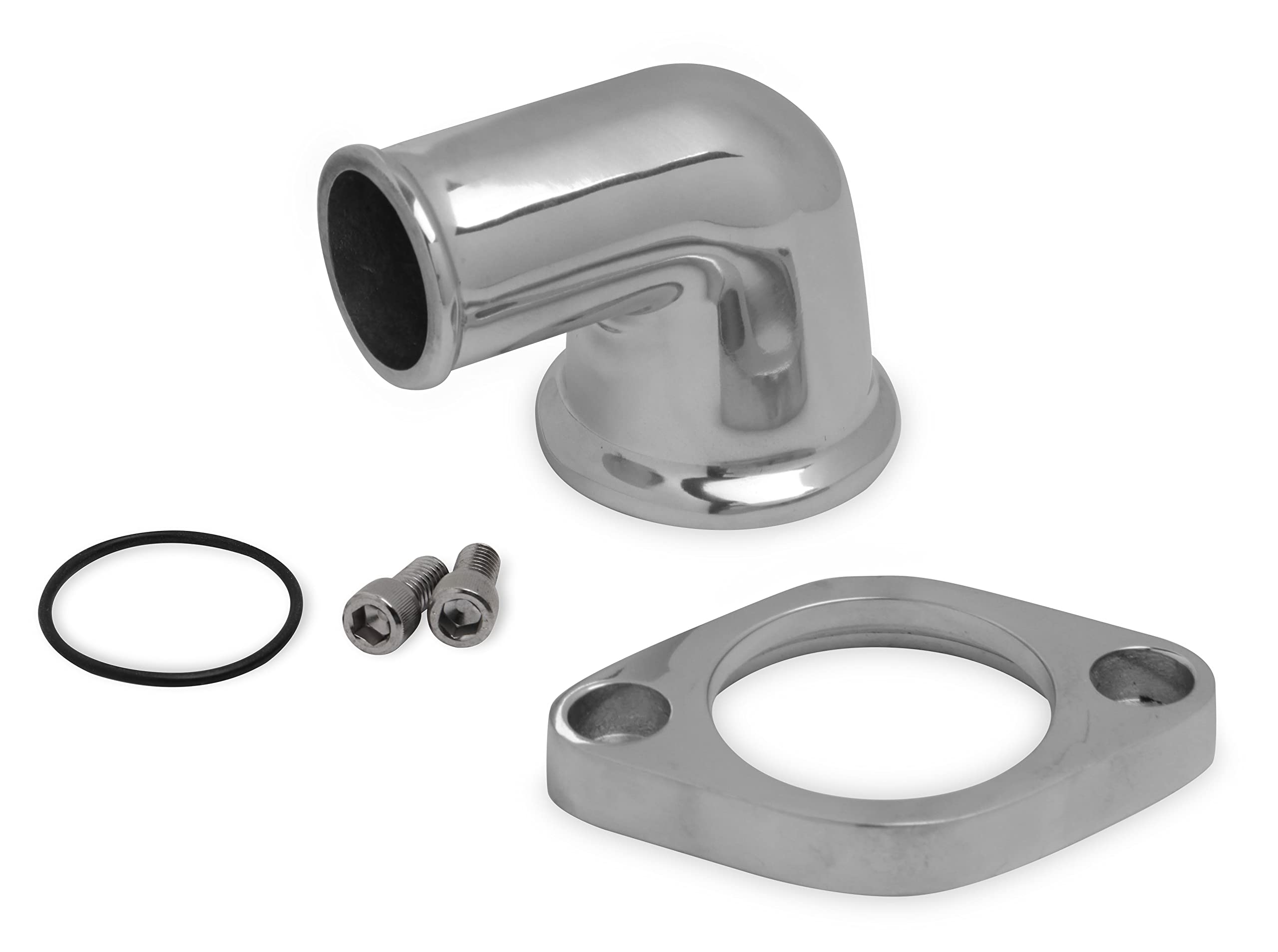 Weiand Aluminum Water Outlet, Weiand 90 Degree