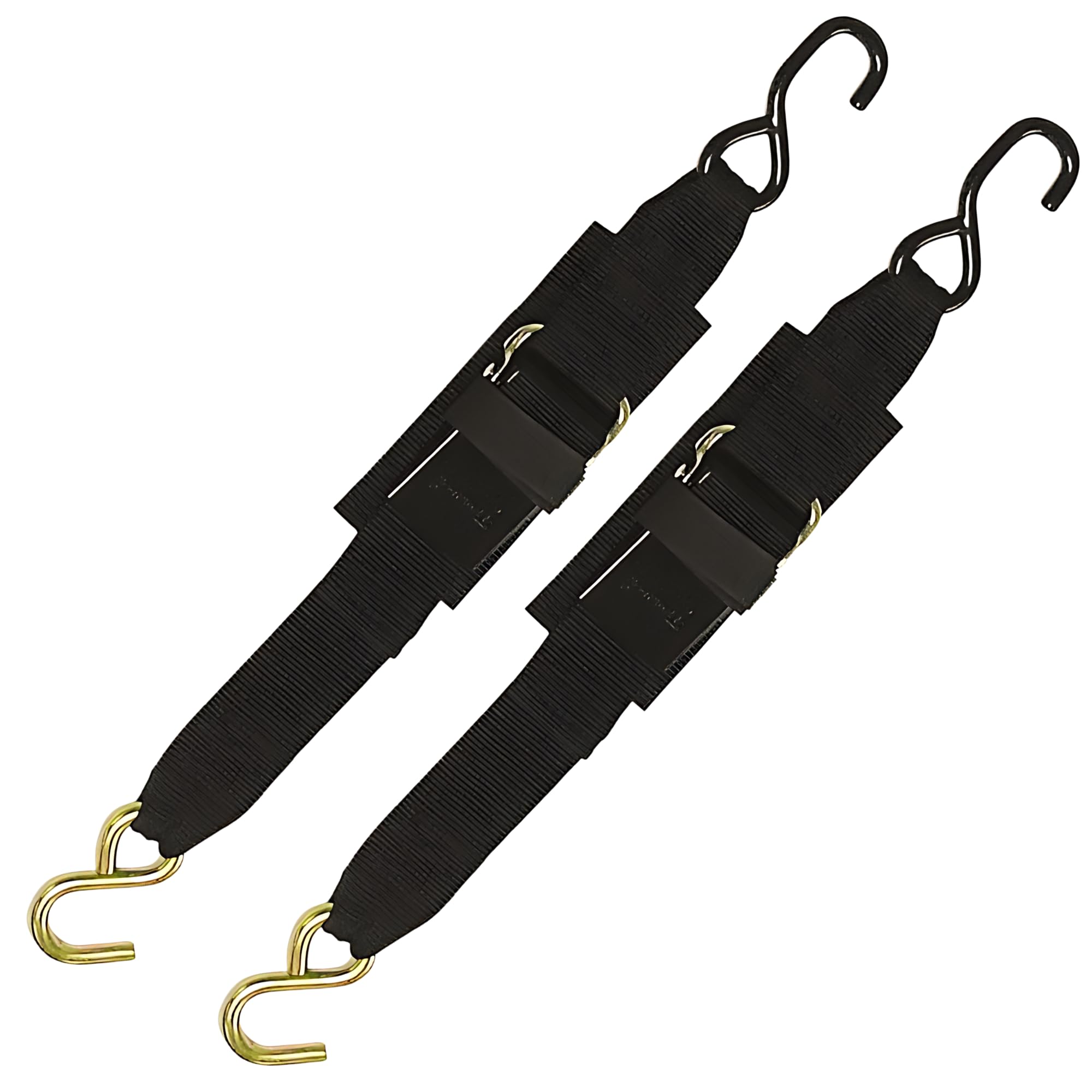 Kwik-Lok BoatBuckle Transom Tie-Down (2-Inch x 6-Feet, Black)