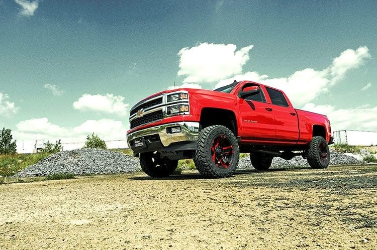 7" Lift Kit Rough Country with Vertex Coilovers/Vertex Shocks for Chevy Silverado & GMC Sierra 1500 (2014-2016)