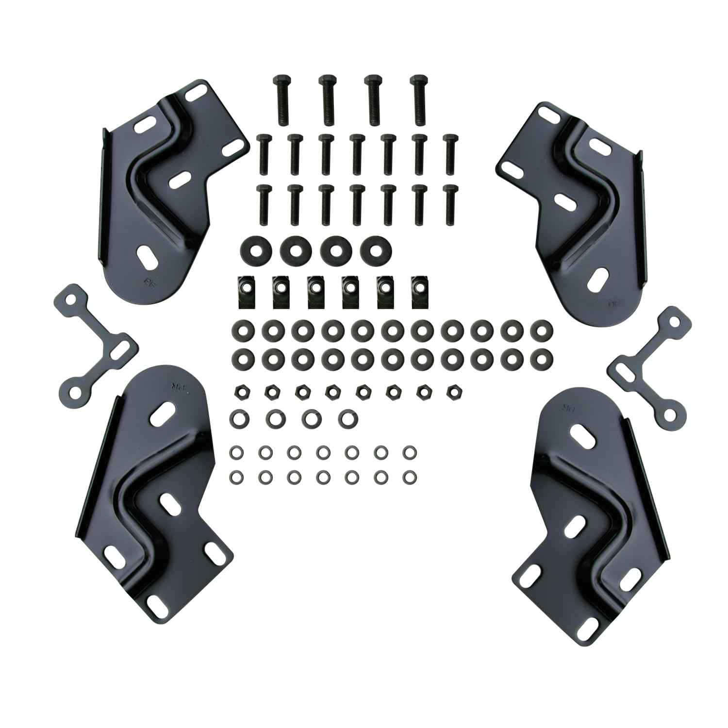 Platinum 4 Oval Nerf Bars Westin fits 1999-2016 F250 F350 F450 F550HD Crew Cab Black Pair