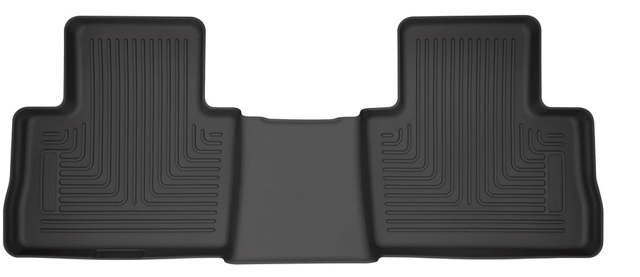Weatherbeater Husky Liners Floor Mats | Fits 2019-2025 Toyota RAV4 (Does NOT Fit Hybrid Models)| 2nd Row, 1-pc Black - 14151