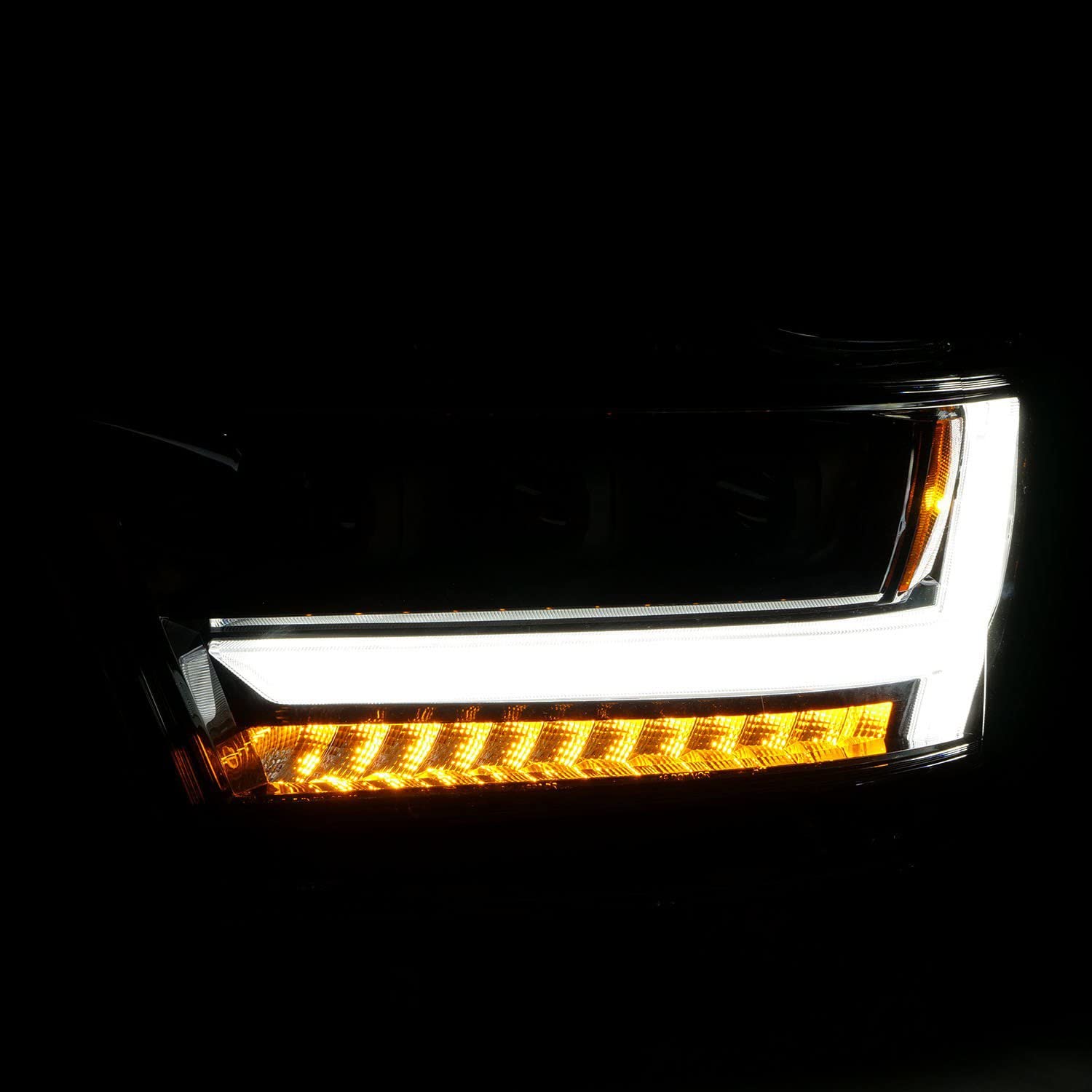 FULL LED ANZO USA Projector Headlights Compatible w/ 19-21 Ram 1500 (DRIVER SIDE ONLY)