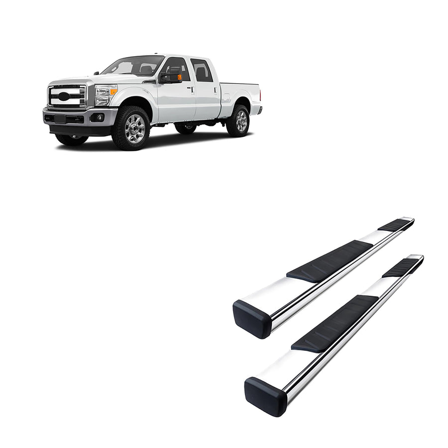 SU-FO0390SS Black Horse Stainless Summit Running Board, 1 Pack