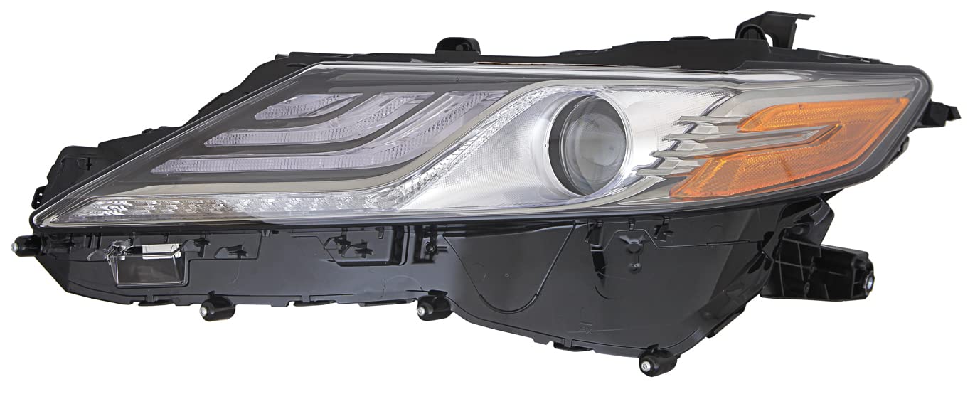 For Toyota Camry 19 Headlight Full LED GUN METAL Bezel Driver Side | DOT Certified 81150-06D81 | TO2502288 ACK