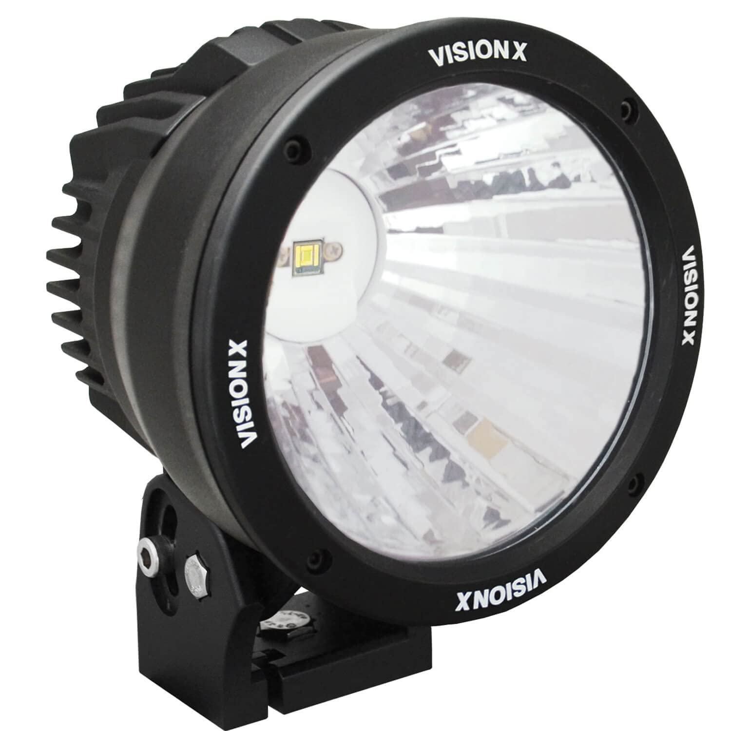 6.7" Vision X Lighting Cannon (CTL-CPZ620) 1, 50W LED, Emark Approved, 20 Degree Narrow, Single Light, Black