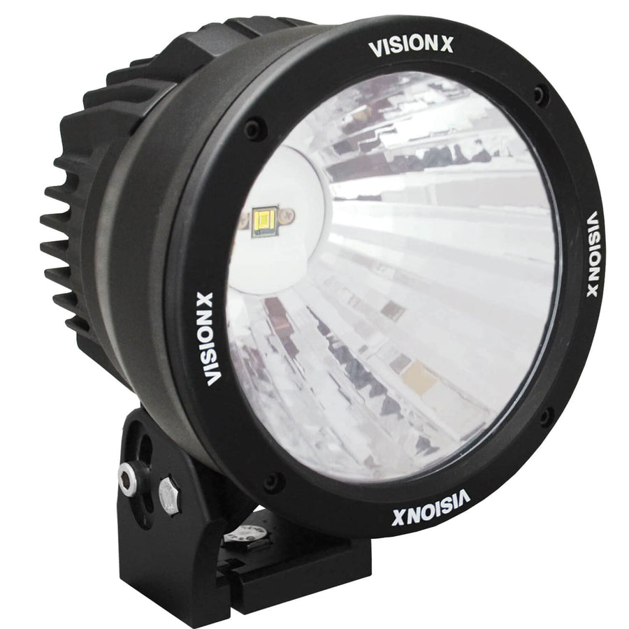 6.7" Vision X Lighting Cannon (CTL-CPZ620) 1, 50W LED, Emark Approved, 20 Degree Narrow, Single Light, Black