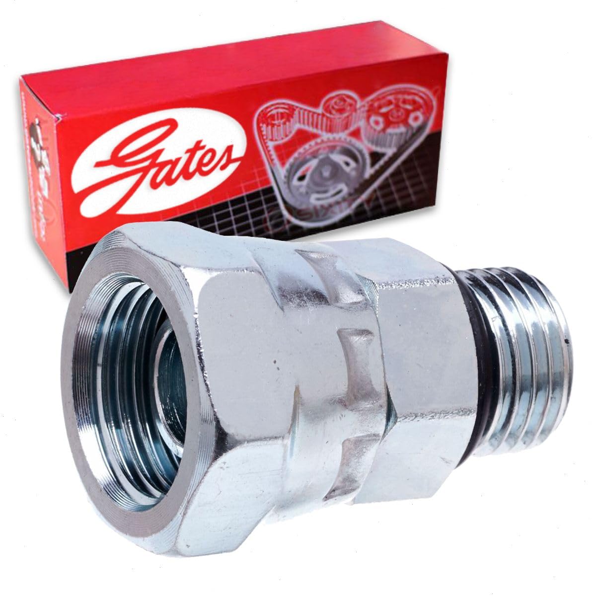 Gates MegaCrimp G60285-0608 JIC 37-Flare Female Swivel Coupling