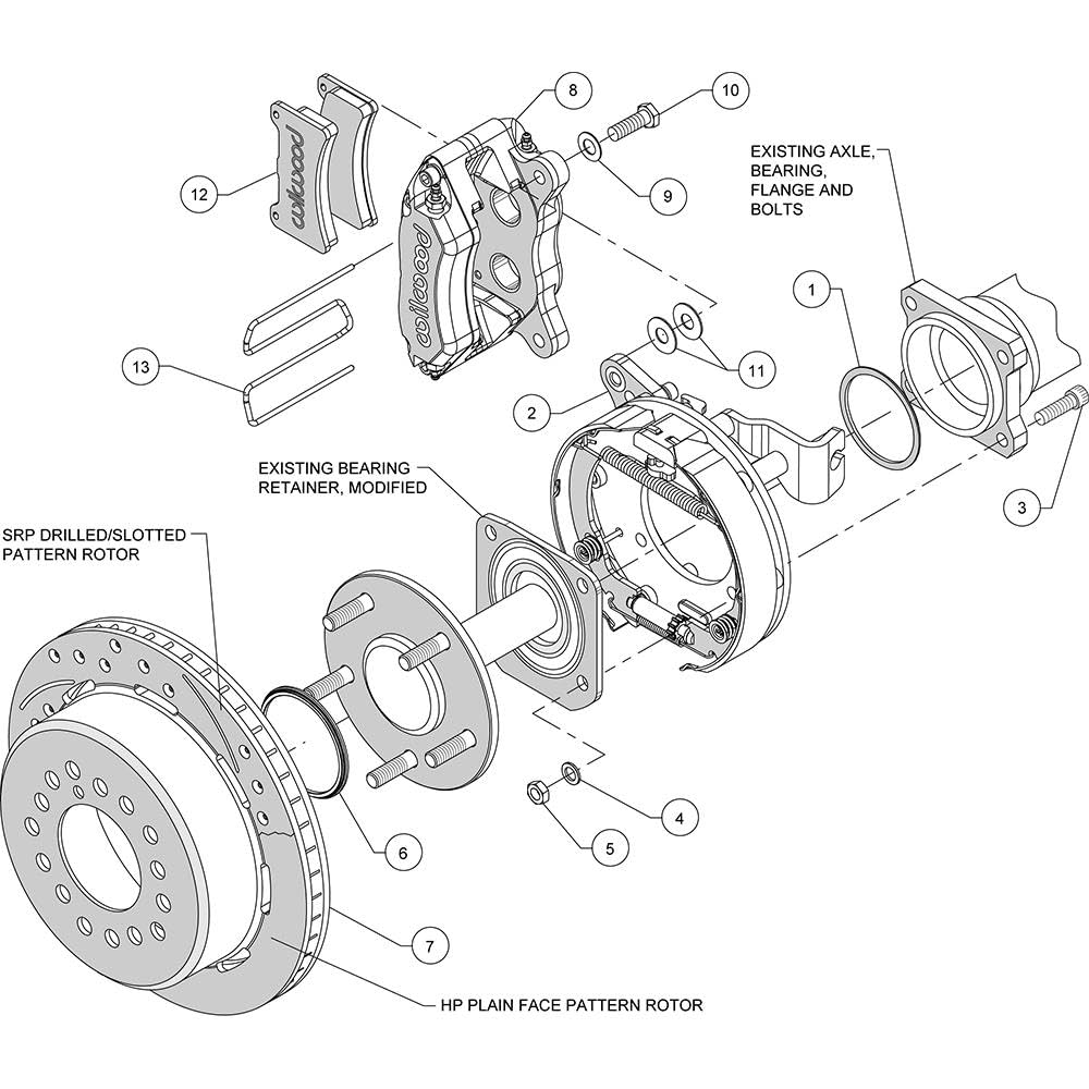 Brake Kit Wilwood 140-11827-D, 1 Pack