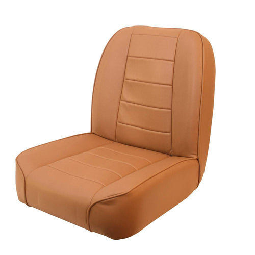 Rugged Ridge | Low-Back Seat, Front, No-Recline, Tan | 13400.04 | Fits 1955-1986 Jeep CJ