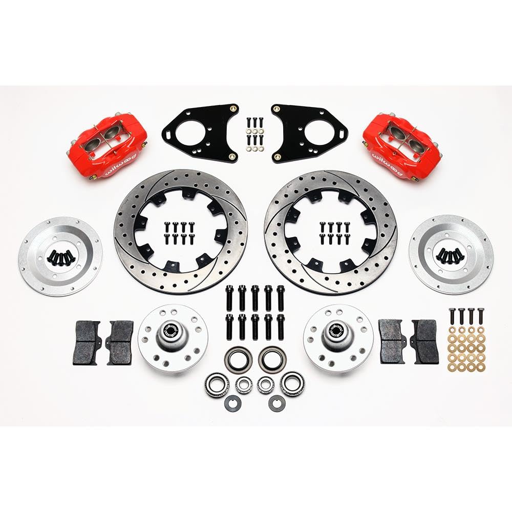 12.19" FDLI Front Kit, Drilled, Red