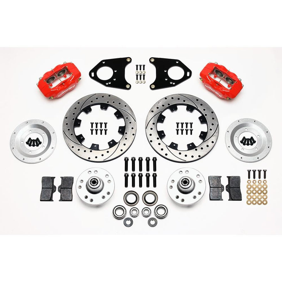 12.19" FDLI Front Kit, Drilled, Red