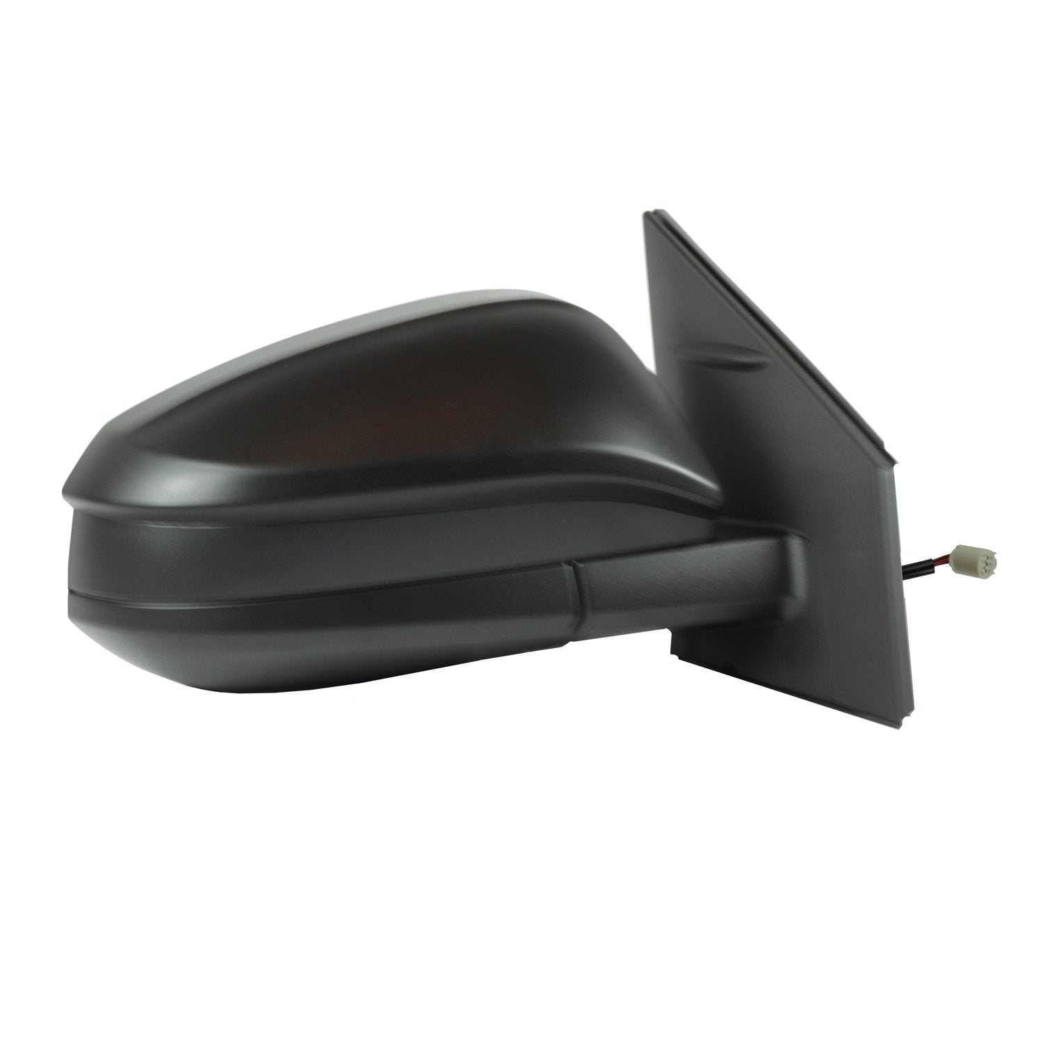 70197T Fit System - Passenger Side Mirror for Toyota RAV4, US Built, Textured Black, spot Mirror, Foldaway, Does not Apply to Hybrid Models, Power