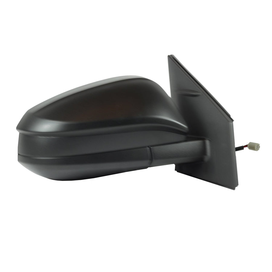 70197T Fit System - Passenger Side Mirror for Toyota RAV4, US Built, Textured Black, spot Mirror, Foldaway, Does not Apply to Hybrid Models, Power