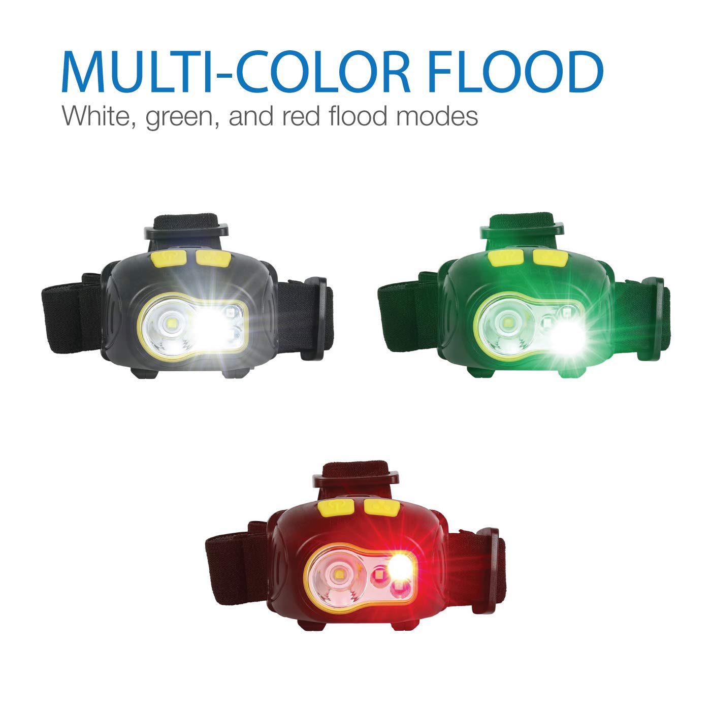 300 Lumen Multi-Color LED Headlamp LUXPRO LP346