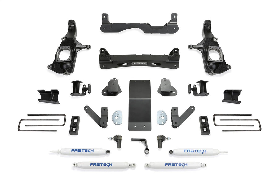 Fabtech K1121 4 in. Lift Crossmember System w/Performance Shocks Crossmember System