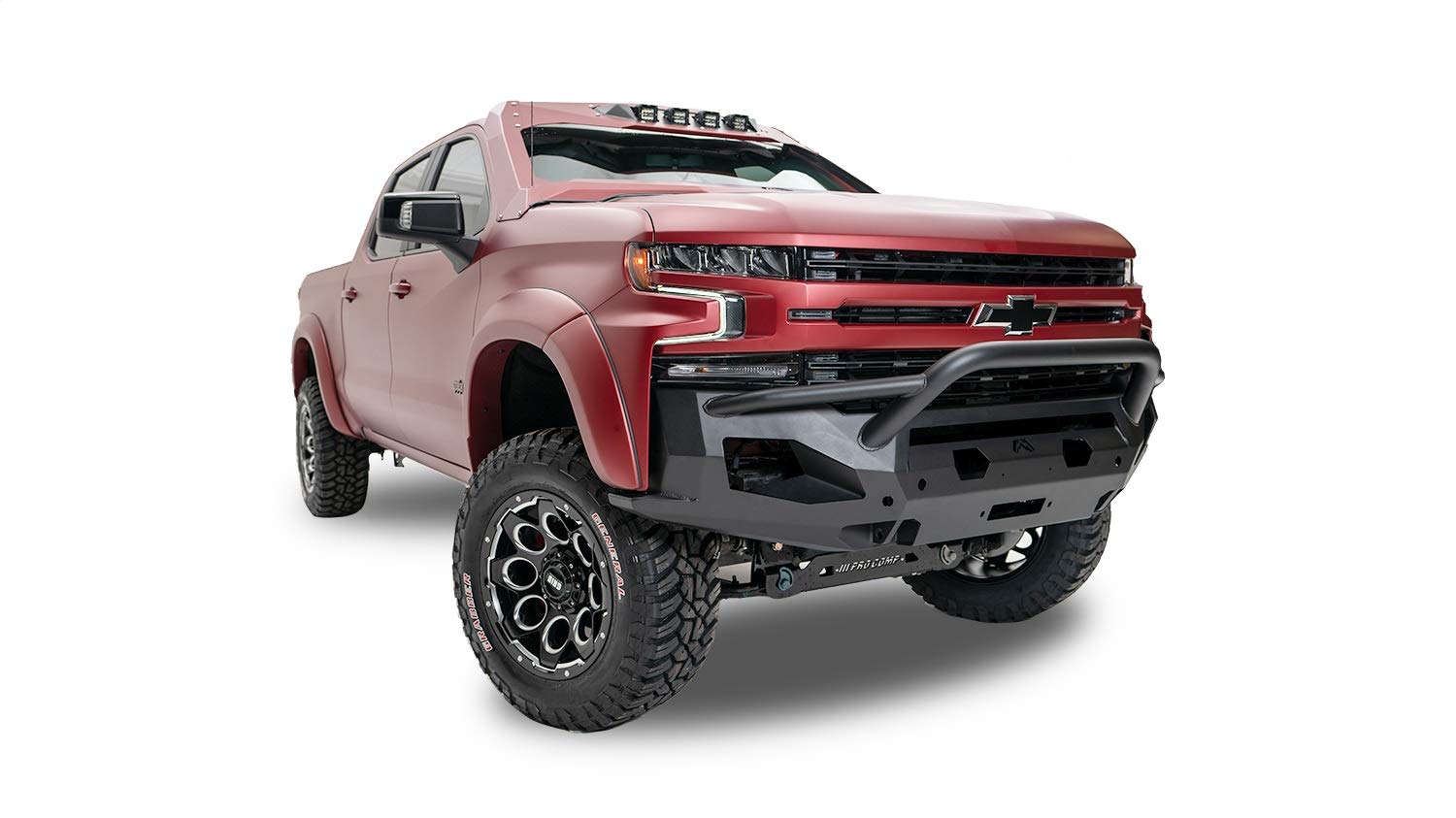 19-C Silverado 1500 Fab Fours Matrix Front W/Pre-Runner Guard Bare