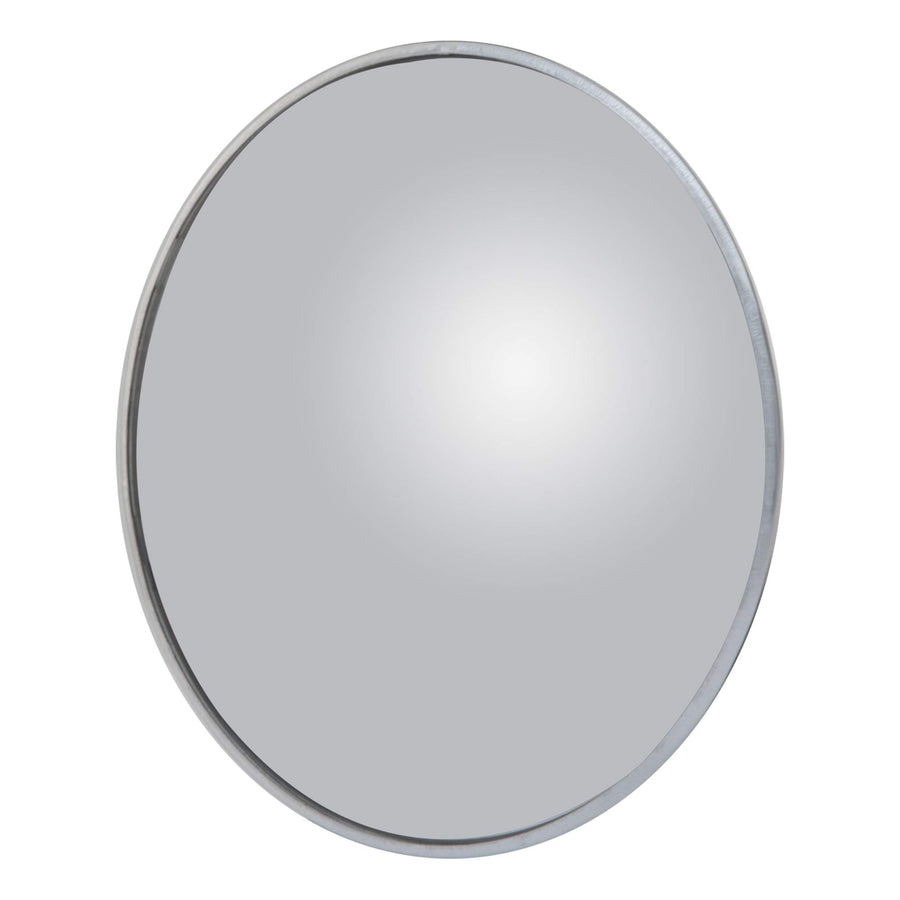 3-3/4-Inch Round Aluminum RETRAC Stick-On Blind Spot Mirror, Convex Glass