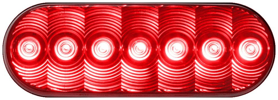 820R-7 Peterson Manufacturing LED S/T/T Light (Oval 7 Diode Amp Housing Groom Mount 6.5"X2.25"), 1 Pack