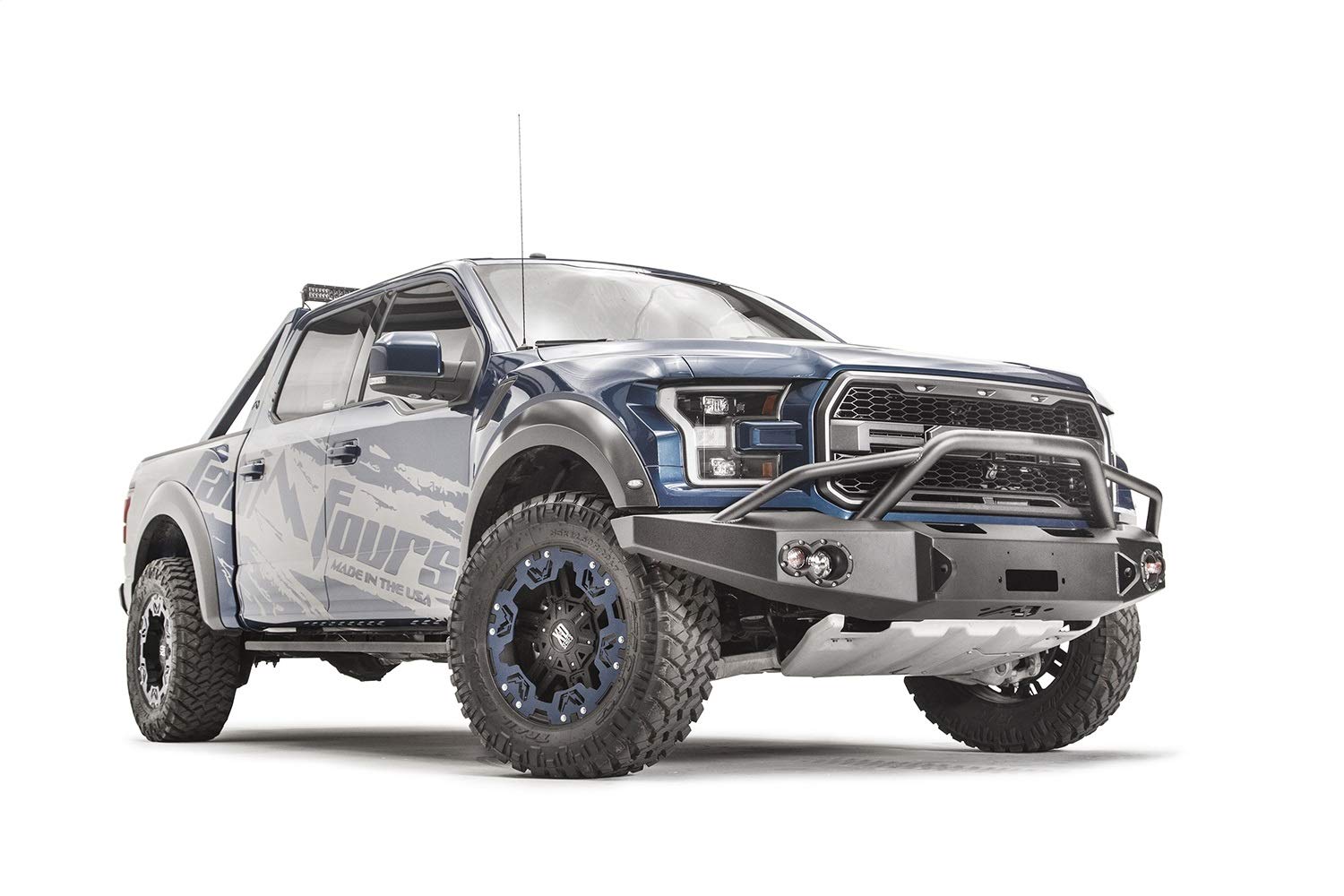 Raptor 17-C Front Bumper with Pre-Runner Guard Bare