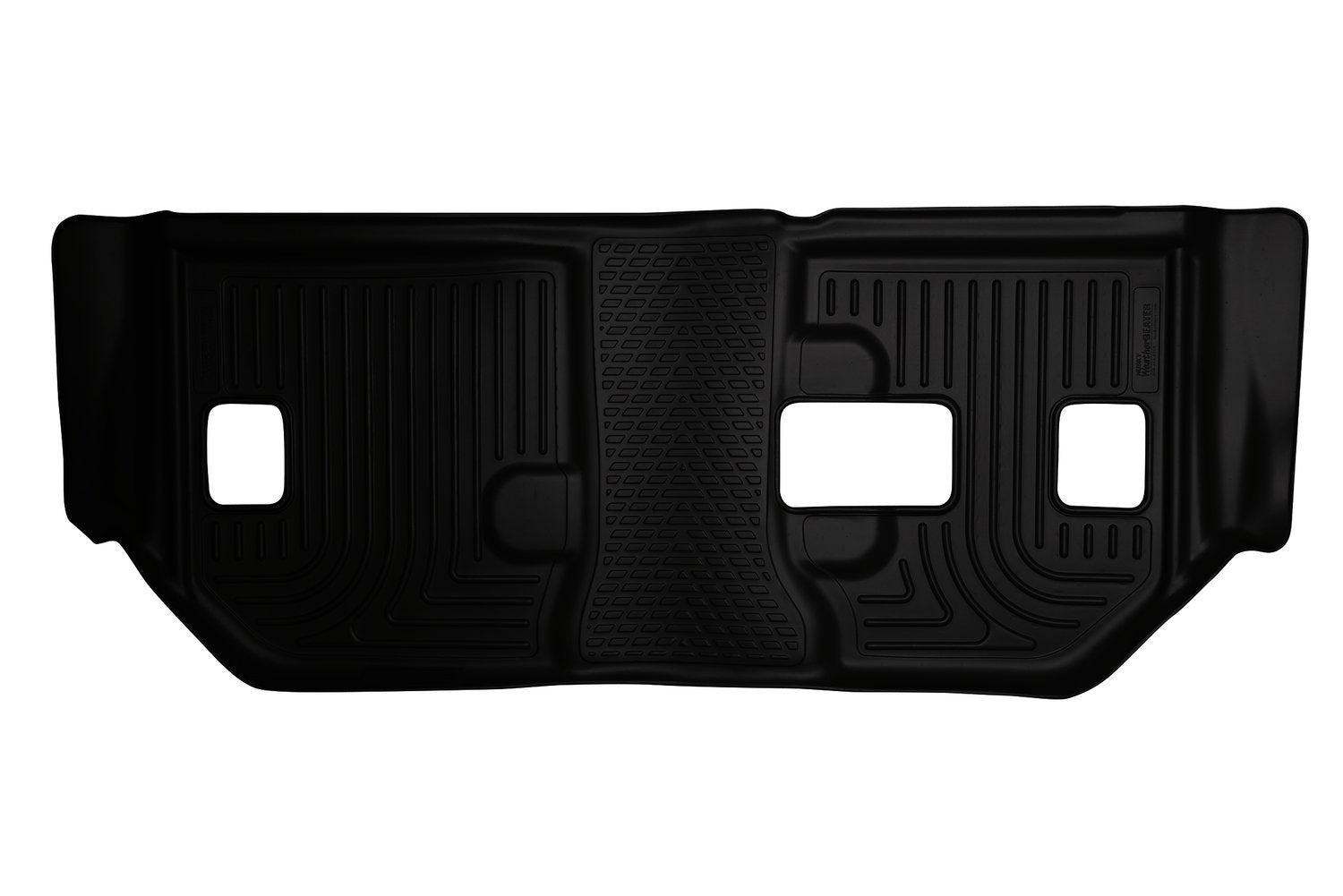 Weatherbeater Husky Liners Floor Mats | Fits 2011-2014 Cadillac Escalade ESV, Chevrolet Suburban, GMC Yukon XL 1500; 2011-2013 Suburban, Yukon XL 2500 w/2nd Row Bench | 3rd Row, 1-pc Black - 19271