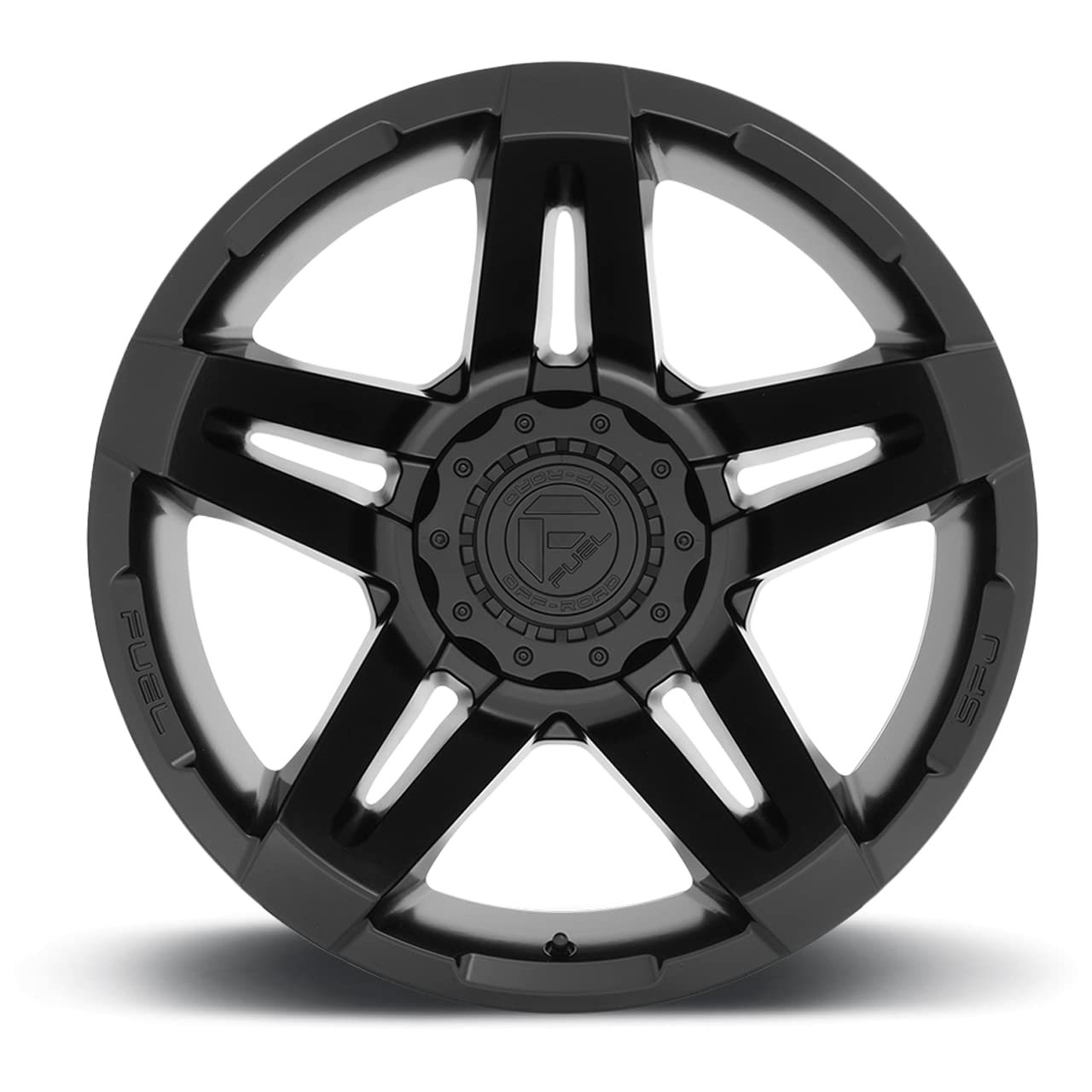 D763 SFJ FUEL OFF-ROAD 22X14, 5X5.0/5.5, 4.55, 75mm MATTE BLACK - D76322405745