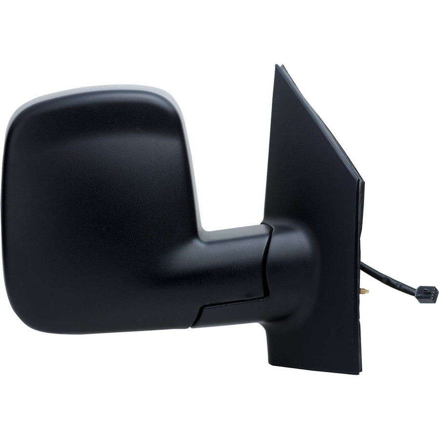 Fit System Mirror Passenger Side for Chevrolet Express Full Size Van, GMC Savana Full Size Van, Textured Black, Dual Lens, Foldaway, Heated Power