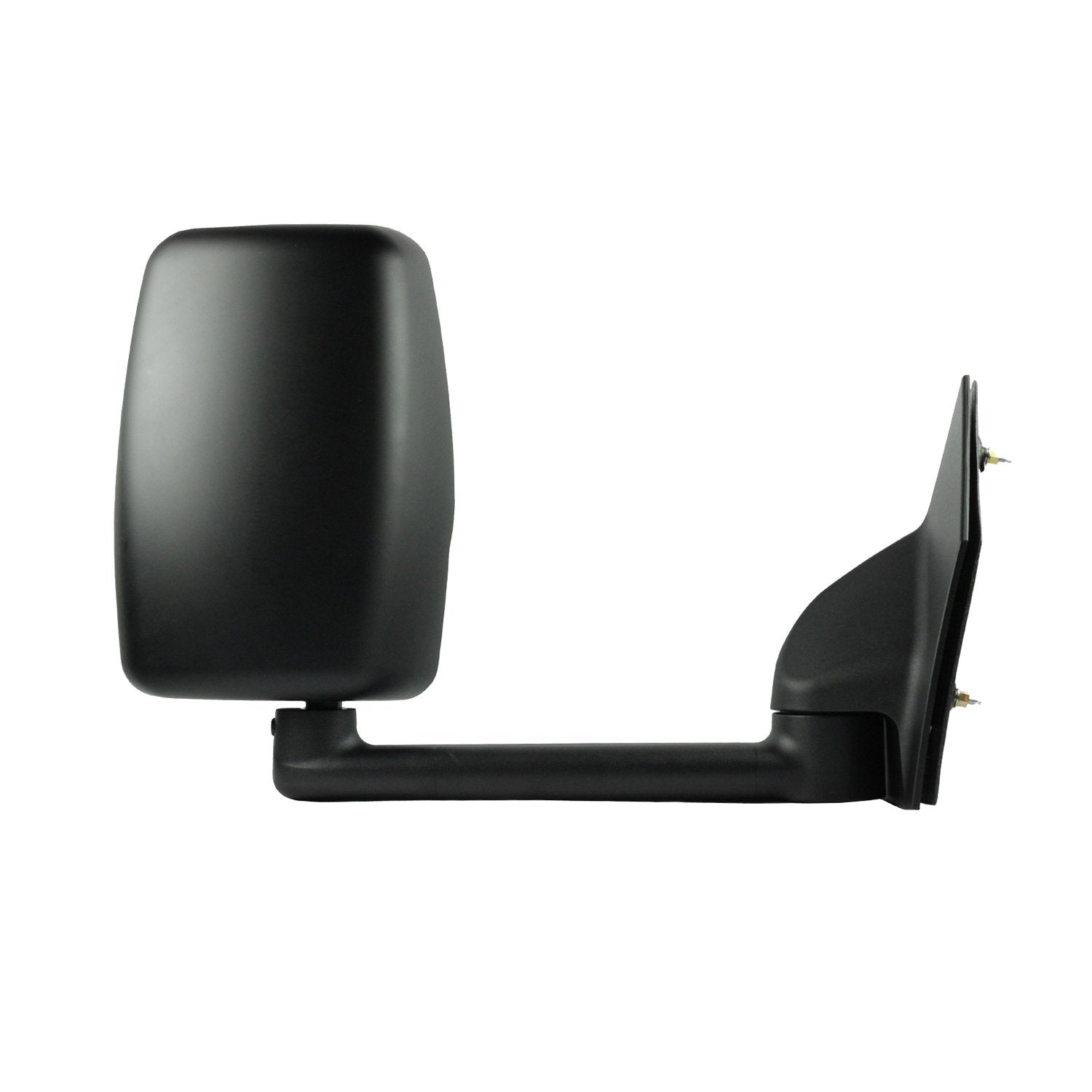 K Source Extendable Passenger Side Towing Mirror For 2003 – 2023 Express Van & Savana. Textured Black, PTM Housing, Manual, Dual Lens, Foldaway