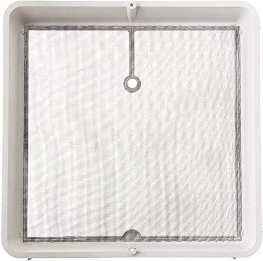 90106-C1 Heng's Roof Vent Screen Frame, 14" x 14" - White (6)