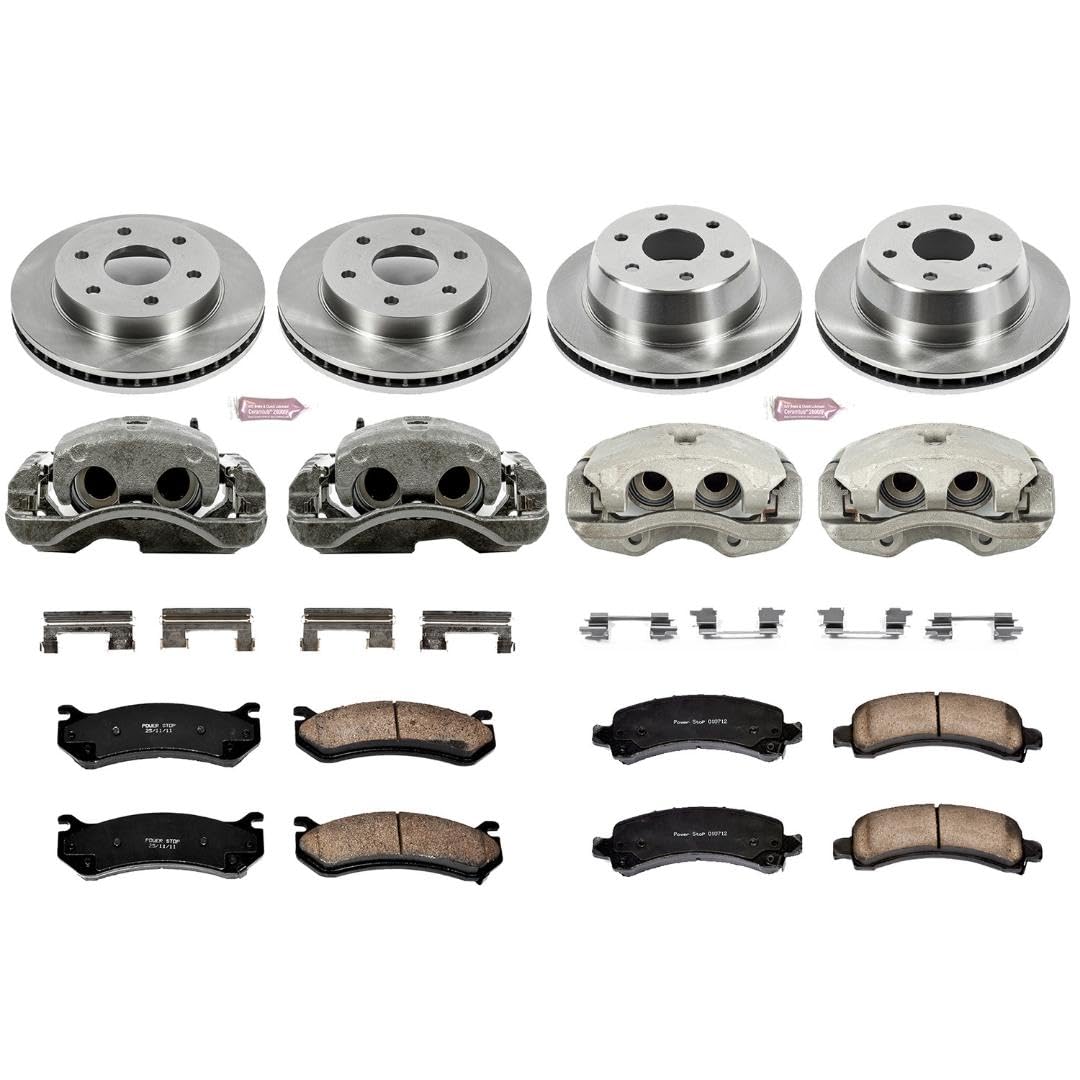 Power Stop 1-Click KCOE2016 Autospecialty Replacement Brake Kit with Calipers