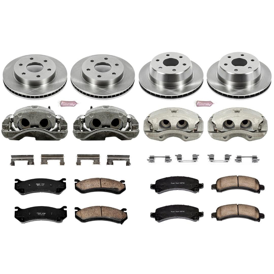 Power Stop 1-Click KCOE2016 Autospecialty Replacement Brake Kit with Calipers