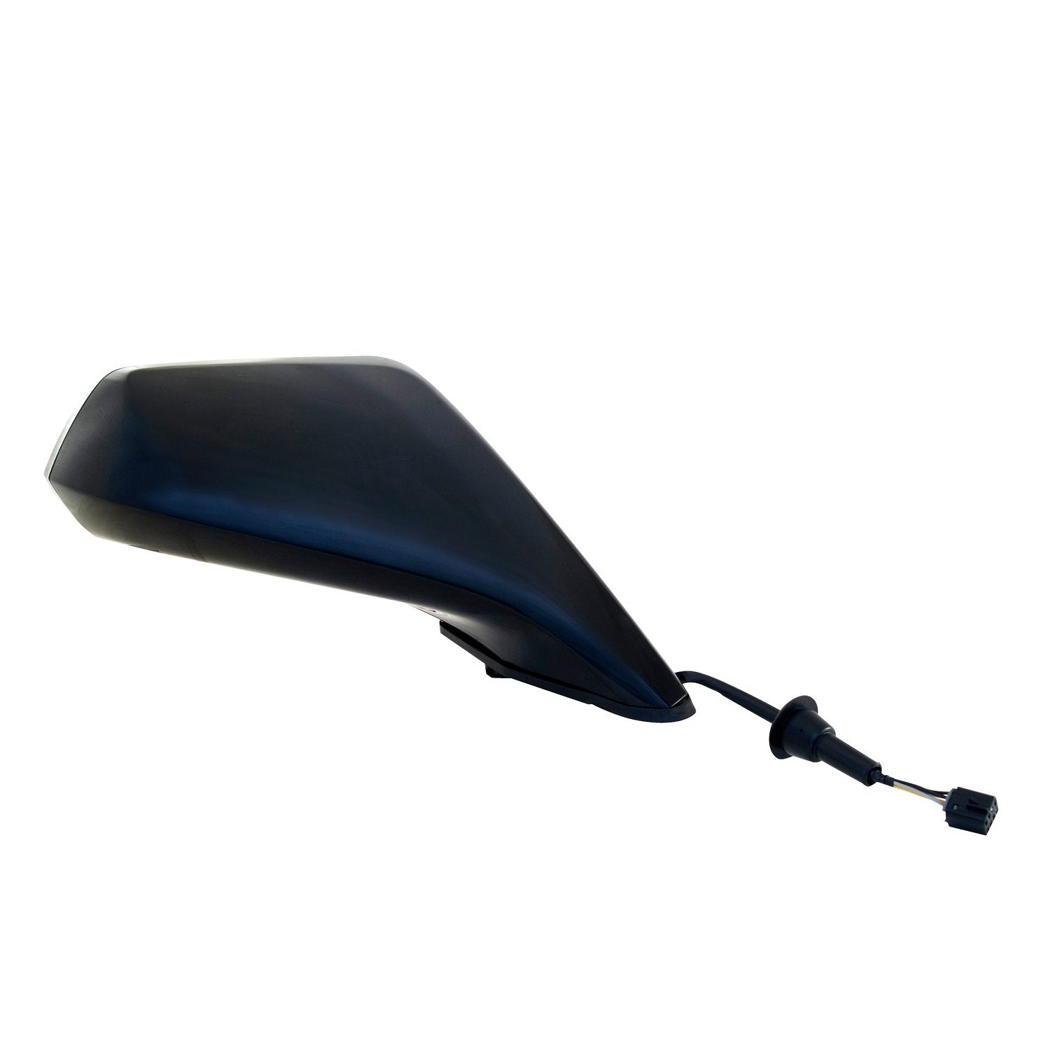 Passenger Side Fit Mirror for Chevrolet Camaro Coupe, Convertible, Black PTM, Non-Foldaway, w/o auto dimming, Heated Power