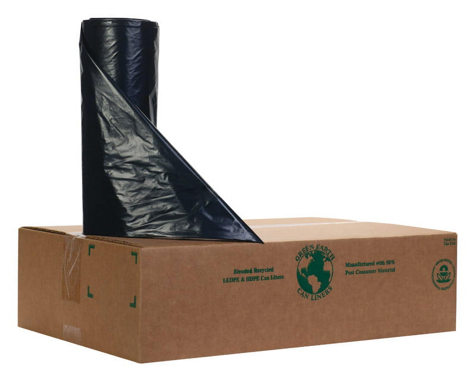 12-16 gal. Normaco Trash Bag Liner Flat Top 500 pk