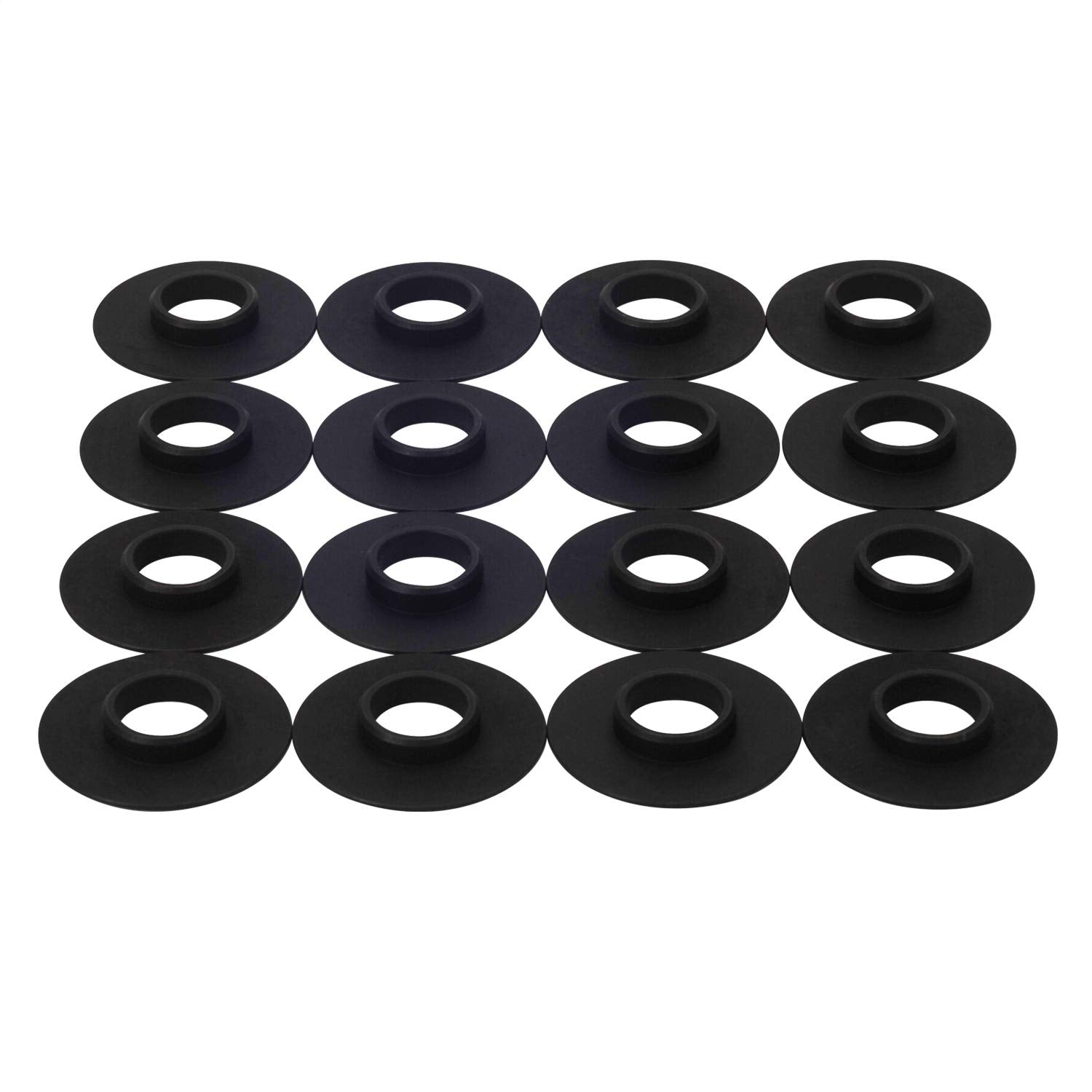 Edelbrock 5799 Spring Cup, For Bbc RPM & 460 Ford Perf RPM Locators W/Solid Roller Valve Springs (Set Of 16)