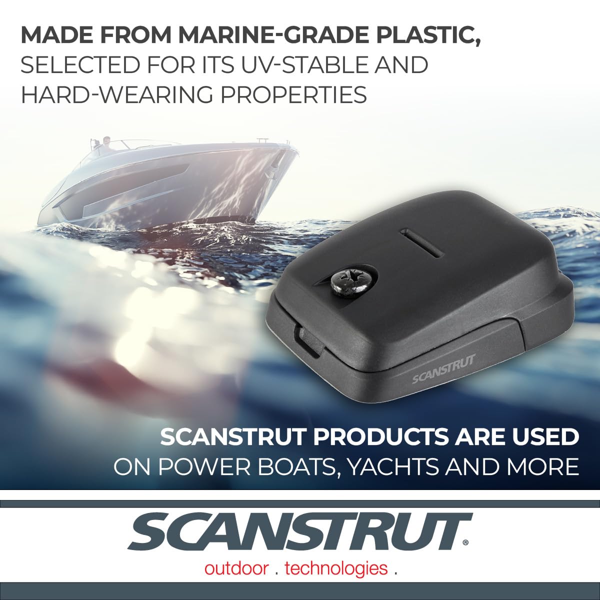 Horizontal Scanstrut Double Cable Seal DS-HD6-BLK – Black