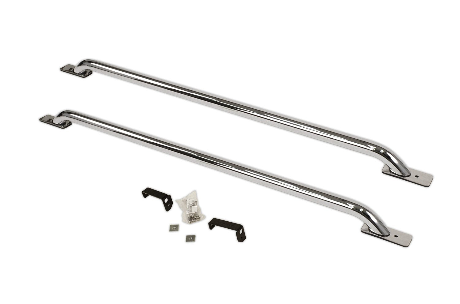 Stake Pocket Go Rhino Bed Rails | Mild Steel, Chrome | 8039C | Fits 2007 - 2013 Chevrolet Silverado & GMC Sierra w/ 5.7' Bed