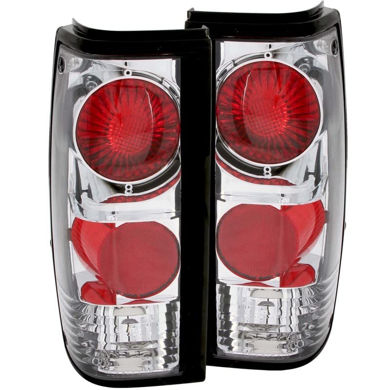 Chrome Euro Tail Light Set-Clear Lens ANZO USA 211029
