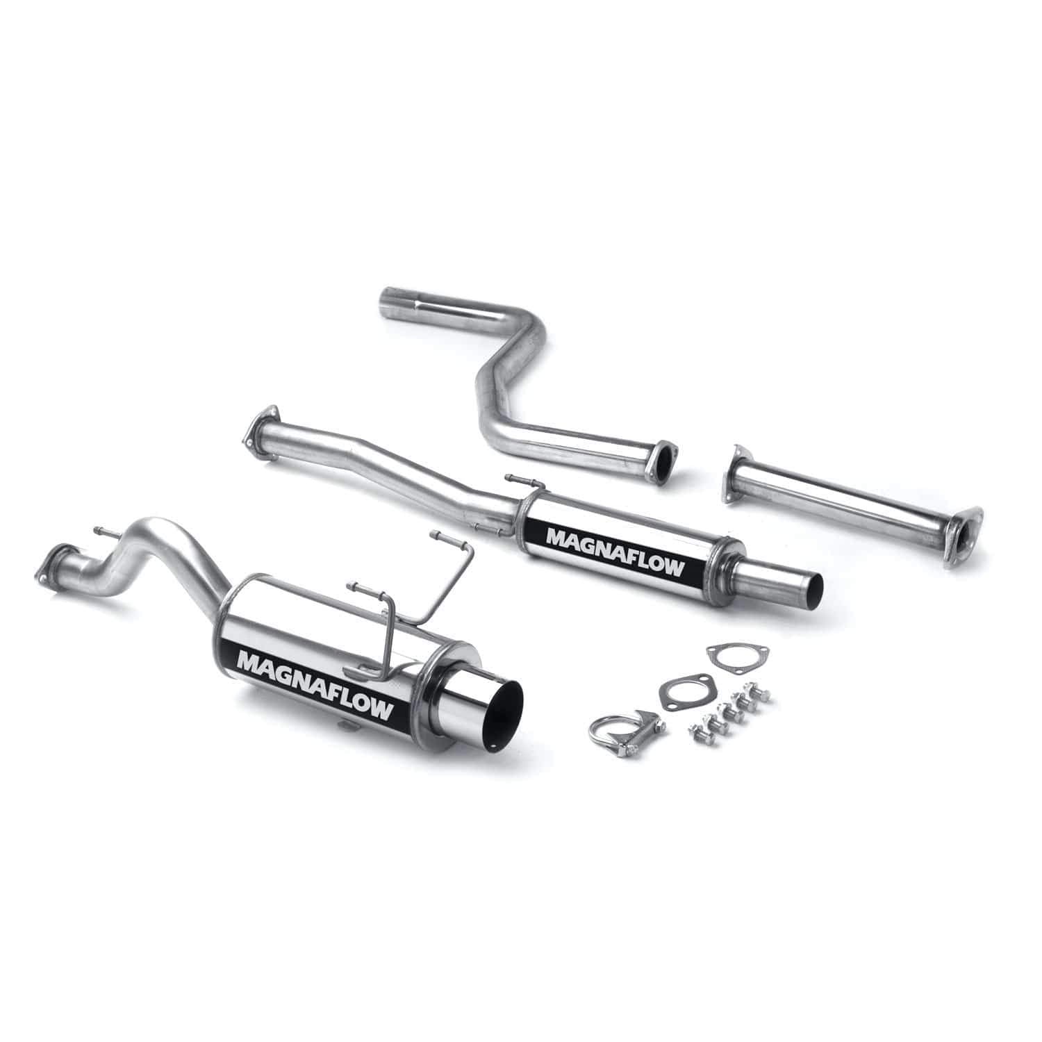 Performance MagnaFlow Exhaust System 15643: Cat-Back, Street Series, Compatible with 1992-2000 Honda Civic