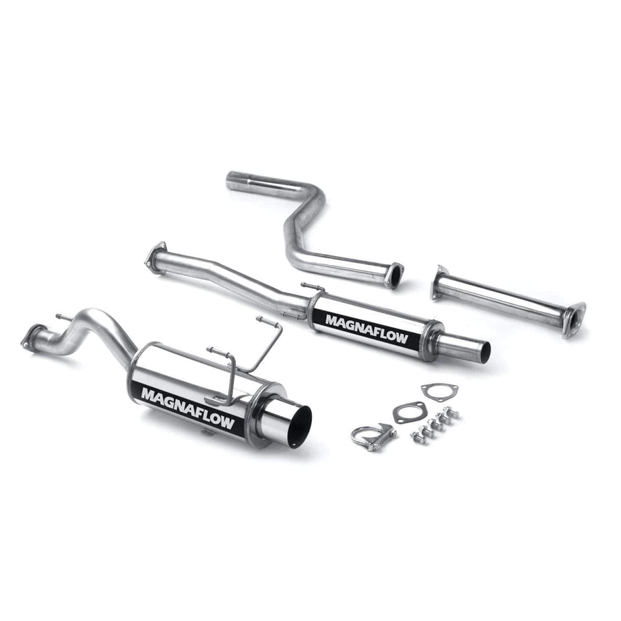 Performance MagnaFlow Exhaust System 15643: Cat-Back, Street Series, Compatible with 1992-2000 Honda Civic
