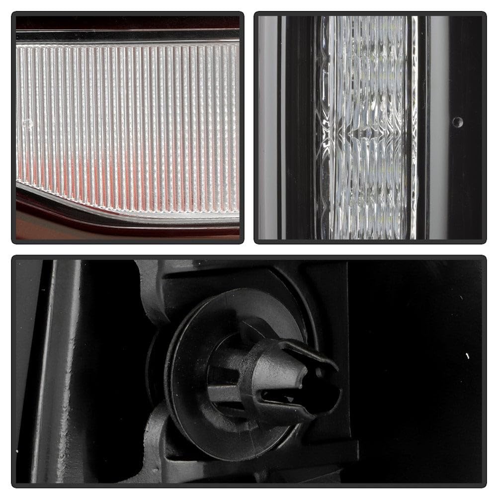 Dodge Ram 2500 Spyder (POE) 19-24 w/o Blind Spot Detection Black Bezel LED Tail Light - OE Right