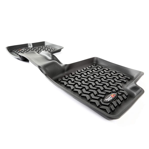 All-Terrain Rugged Ridge Floor Liners for Various Jeep Models | Rear, Black | 12950.37 | Fits 2015-2017 Renegade Latitude/Limited/North/Sport/Trailhawk; 2016 Renegade Dawn of Justice/75th Anniversary