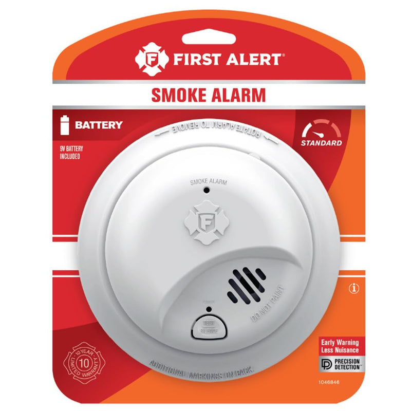 Battery-Operated First Alert 1046846 RV Approved Smoke Alarm