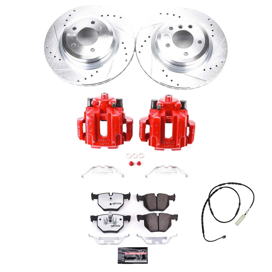 Power Stop Rear KC7009-26 Z26 Street Warrior Brake Kit For BMW X1 2013-2015 [Model Specific]