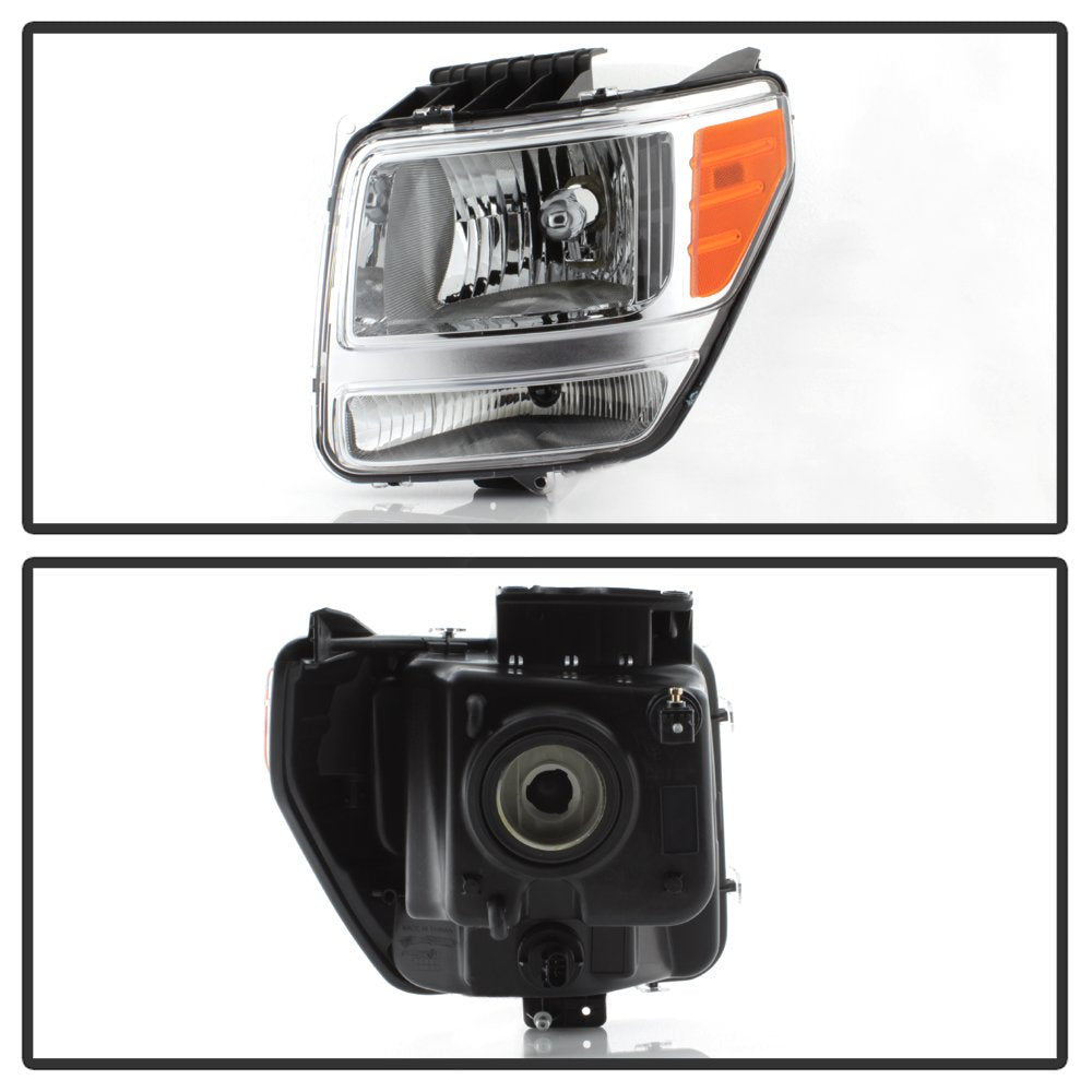 07-11 Dodge Nitro xTune OEM Style Headlights - Chrome (HD-JH-DNIT07-AM-C)