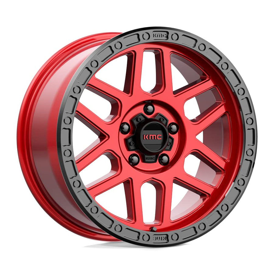 KMC Wheels KM544 5X150 17X9 C-RED BLK-LP -12MM - KM54479058912N