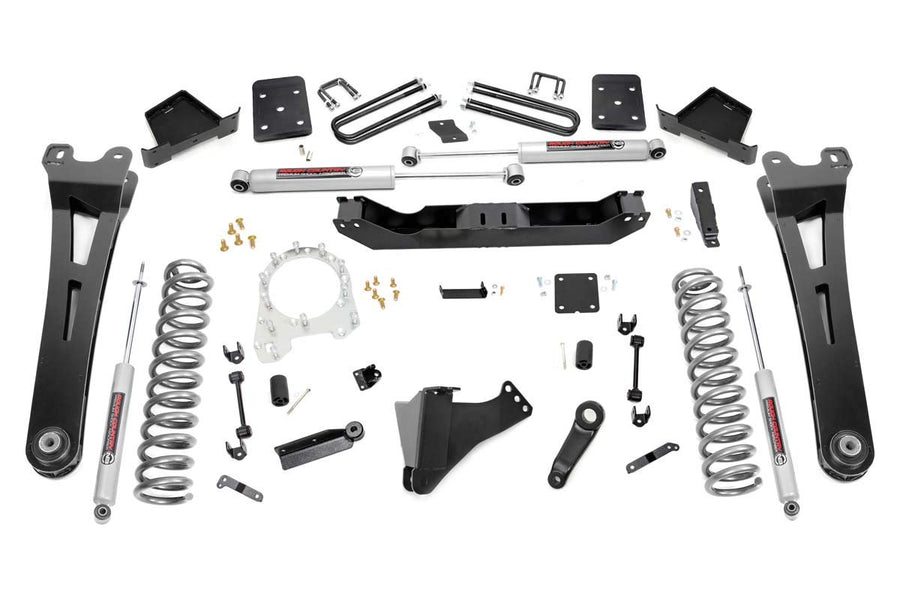 6" Rough Country Radius Arm Lift Kit for 17-22 Ford Super Duty 4WD - 55430