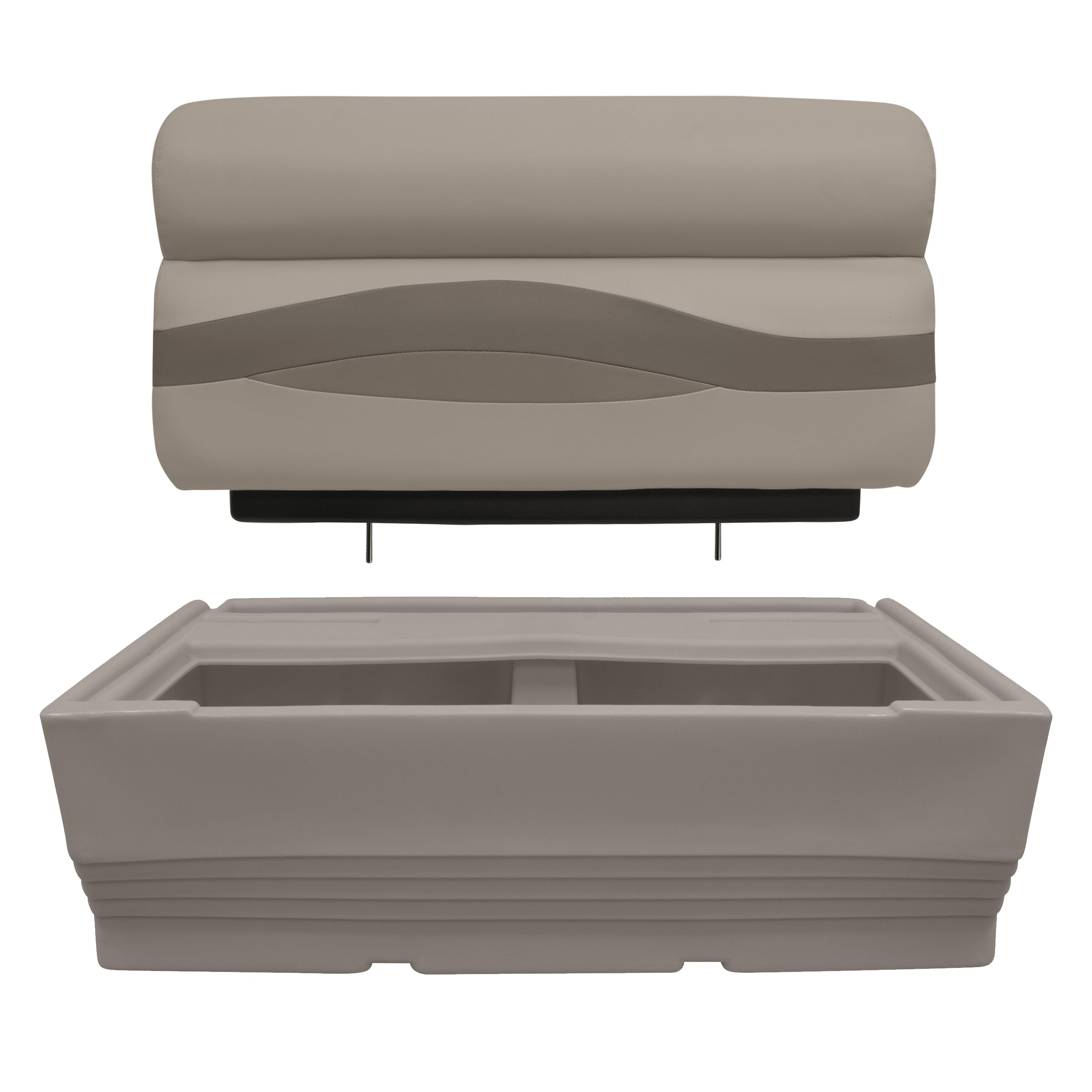 BM1144-1B-1725 Wise Premier Series Pontoon 36-Inch Bench Base Only, Mocha Java