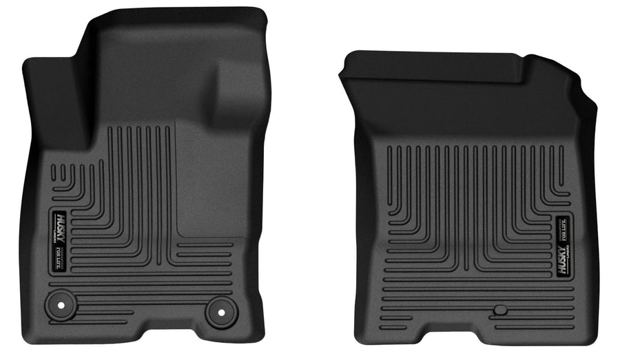 Weatherbeater Husky Liners Floor Mats | Fits 2022-2026 Ford Maverick (Full Hybrid EV-Gas) | Front Row, 1-pc Black - 15841