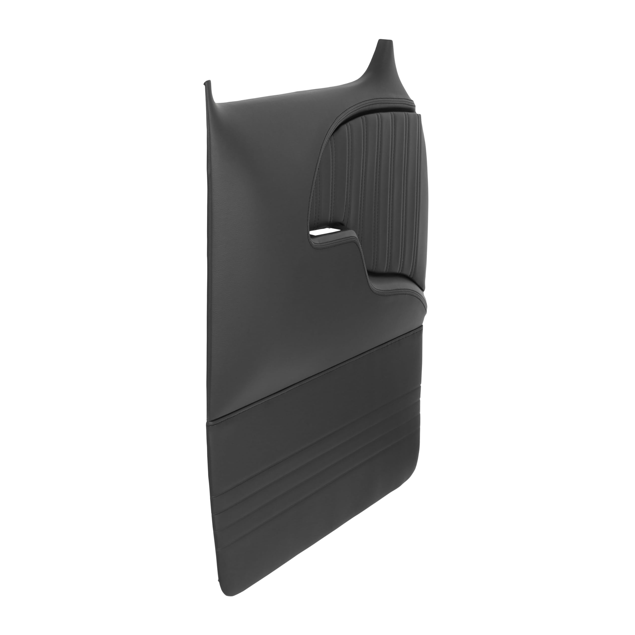 Brothers QDP059MBlack Custom Sport Door Panels - Black/Black Stitching - Pair