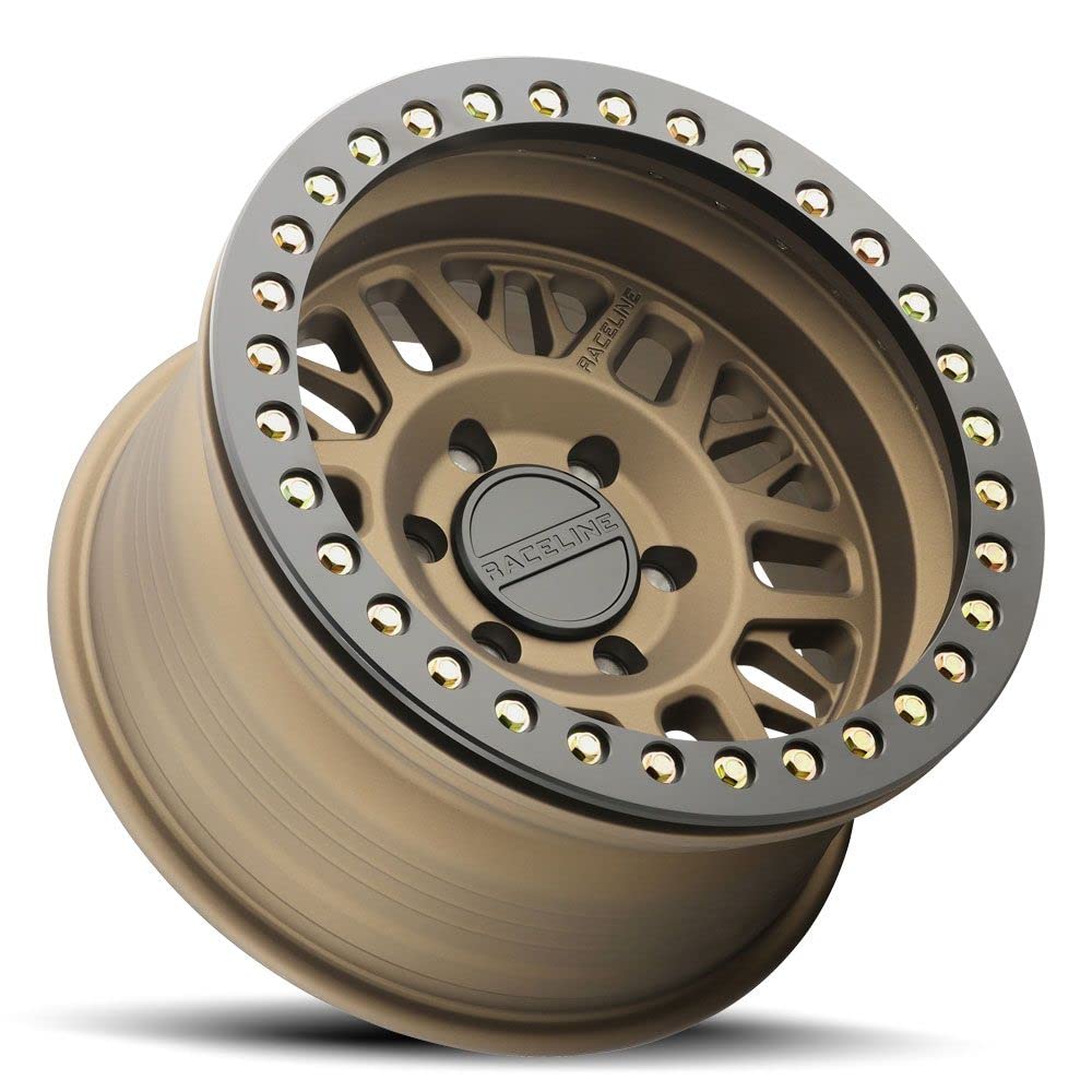 Raceline RT951BZ Wheels Ryno BEADLOCK Black Wheel with Machined (17 x 9. inches /1 x 1 mm, 12 mm Offset)