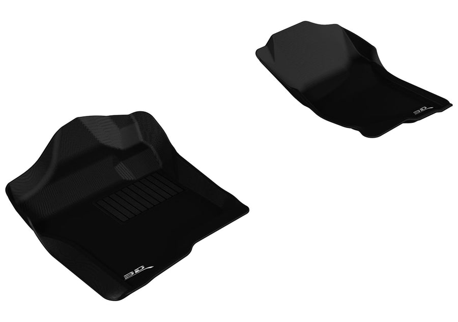 Kagu 3D MAXpider Custom Fit Floor Mat (Black) for 2007-2013 Chevrolet/GMC Silverado/Suburban/Tahoe/Sierra/Yukon/Yukon XL - 1ST Row